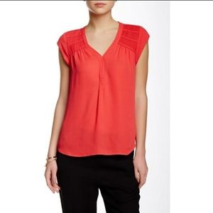 Coral Short Sleeved Blouse 🪸